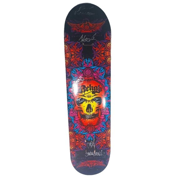 Signed Autographed Rehab Band Graffiti The World Tour Skateboard Deck Ltd Ed Vtg - Picture 1 of 13